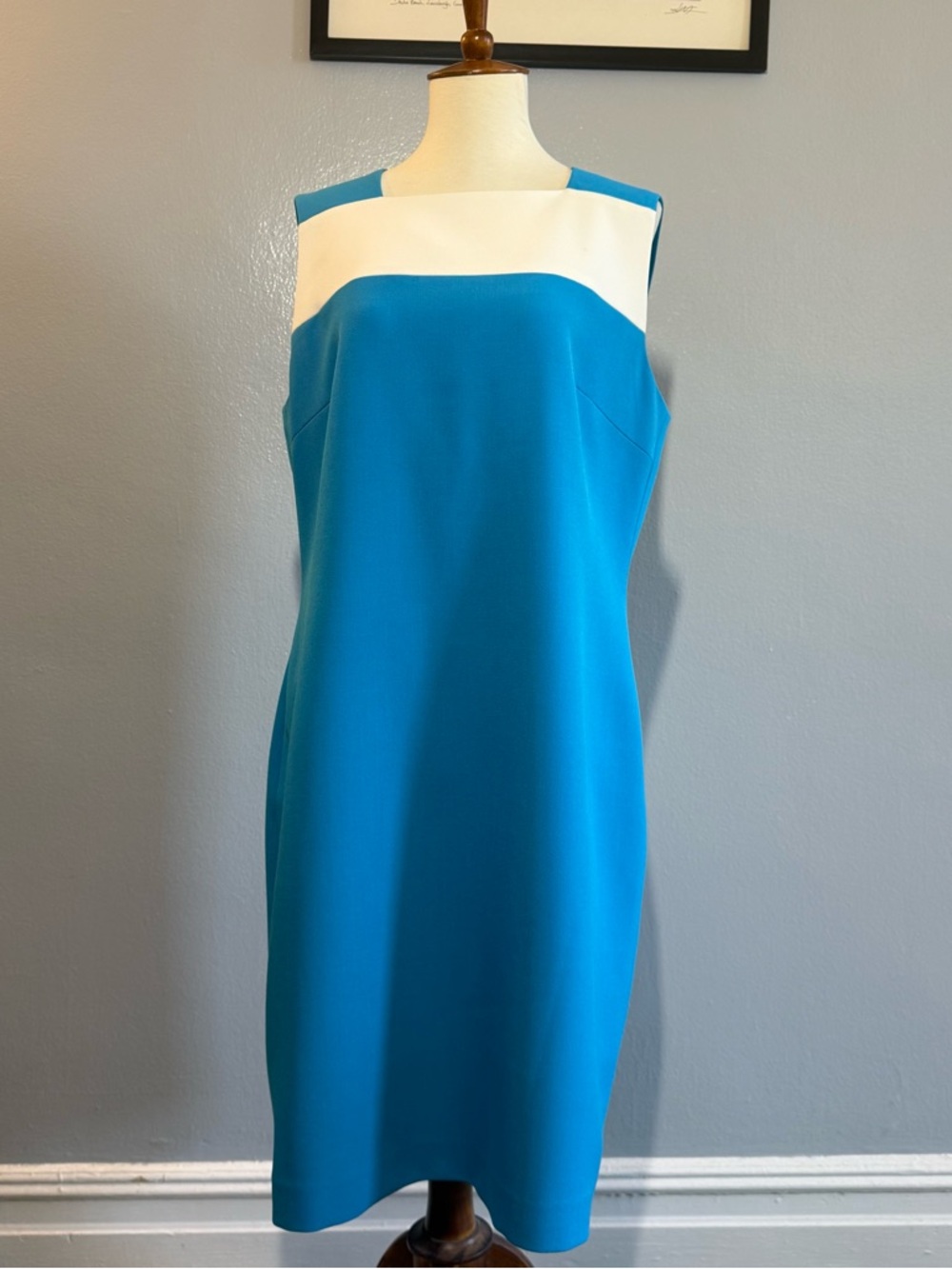 Anne Klein Sleeveless Sheath Midi Dress